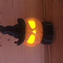 halloween pumpkin lamp 3dsimo home 3d print model - Mito3D