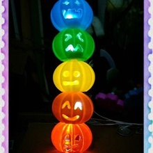 Halloween citrouille lanterne petit mode art porte clés lampe lumière jouet 3d print model - Mito3D
