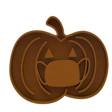 Halloween citrouille masque biscuit coupeur embosseur fantôme chauve souris crâne chat 3d print model - Mito3D