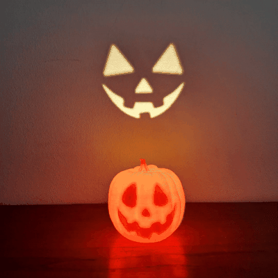 cadılar bayramı kabak projektör ev ikea kapplake 3d hayalet yuh jack lantern ışıklar ışık 3d print model - Mito3D