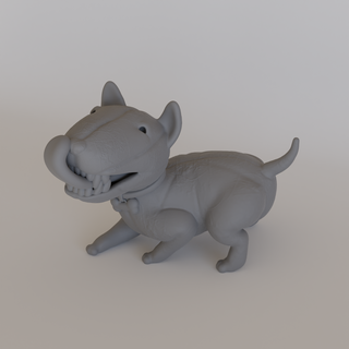 Bruxas abóbora cachorro assustador legais decoração touro terrier 3d print model - Mito3D