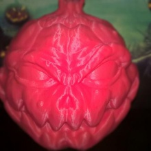 abóbora de halloween espantalho cabeça nenhum apoio a arte escultura 3d print model - Mito3D