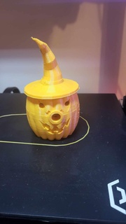 halloween pumpkin tealight tea light 3d print model - Mito3D