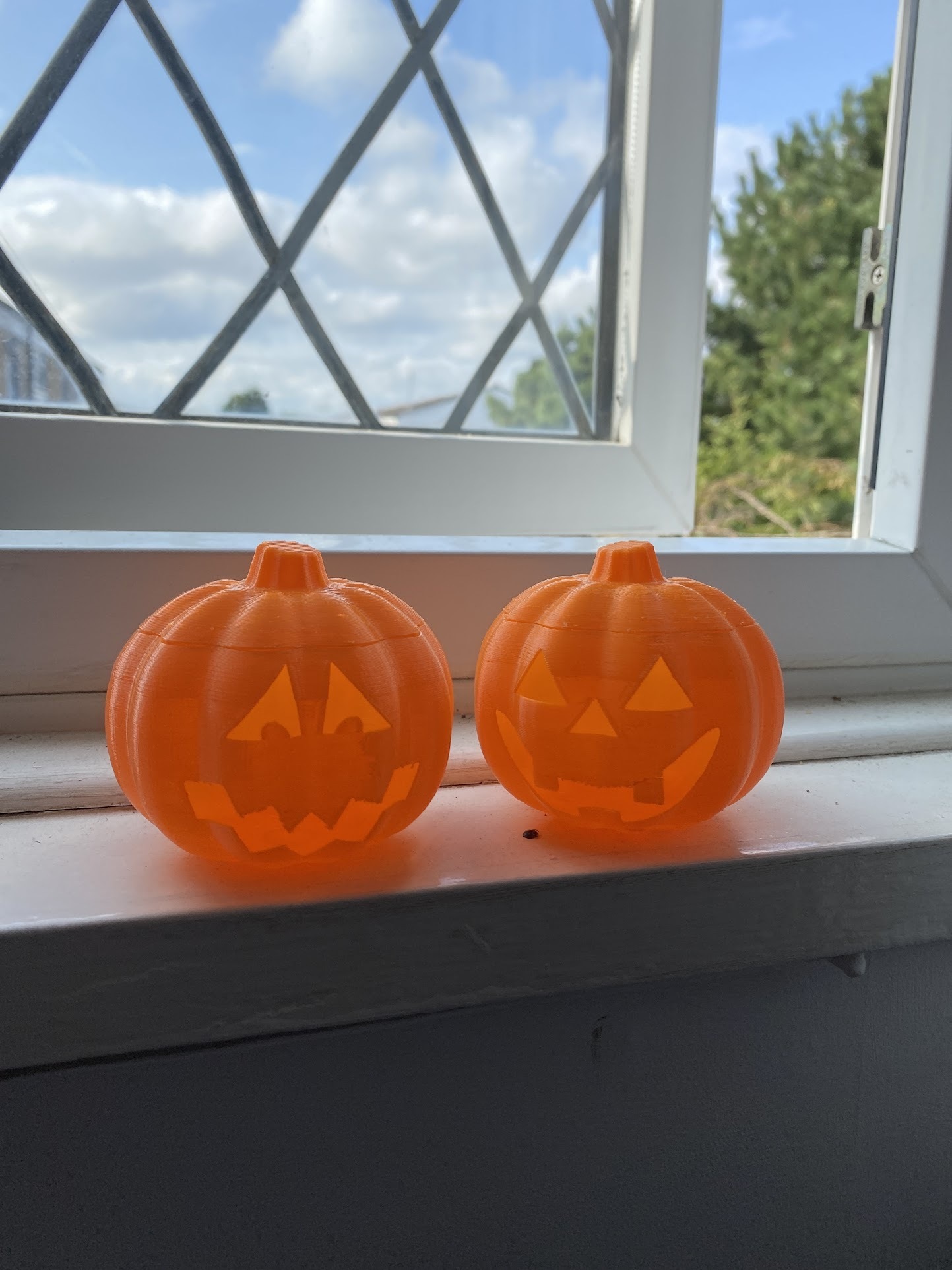 Halloween Kürbisse Oktober unheimlich komisch Kürbis scary pumpkins 3D print model - Mito3D