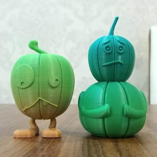 Halloween zucche zucca giocattolo favoloso 3d print model - Mito3D
