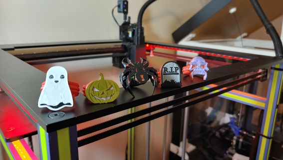 halloween ring bundle 3d print model - Mito3D