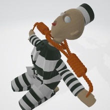 halloween series construction child prisoner suicide game playmobil lego new jail dead person strings 3d print model - Mito3D