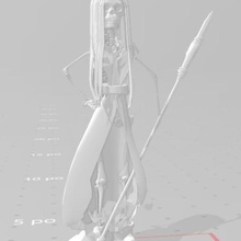Cadılar Bayramı serisi inşaat pocahontas oyun disney kabak ölü kişi iskelet Prenses silah 3d print model - Mito3D