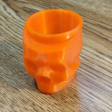 halloween shot glass home kitchen dining 3d print model - Mito3D