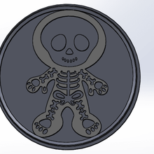 Bruxas esqueleto cortador afiado biscoito dhalloween 3d print model - Mito3D
