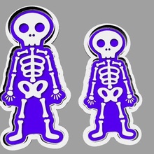 Halloween squelette mastic balline argile fondant Masse marqueur texturisant timbre 3d print model - Mito3D