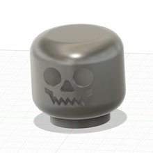 Halloween crâne gadget figure 3d print model - Mito3D