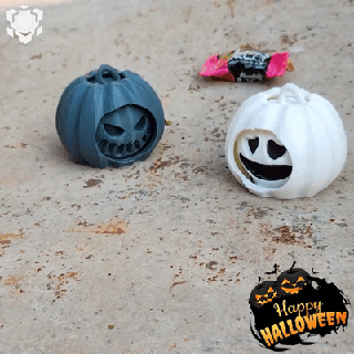 halloween special cute fidget keychain collection pumpkin monster spooky toy spinner decorative print place support 3d print model - Mito3D