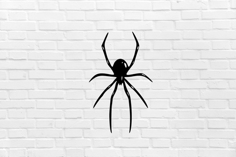 halloween spider wall decoration witch scary cemetery decor mural art sculpture ornamentation home interior design furniture cool elegant 3d print model - Mito3D