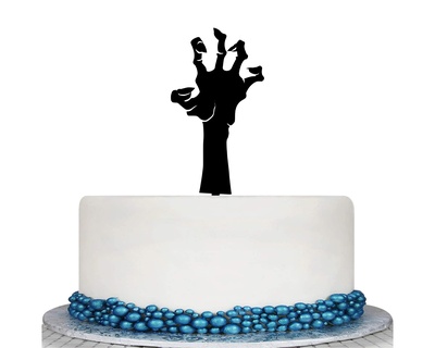 Halloween topper svg stl gâteau fondant anniversaire heureux 3d print model - Mito3D