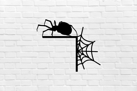 halloween wall decoration spider web door witch scary cemetery decor mural art sculpture ornamentation home interior design furniture cool elegant 3d print model - Mito3D