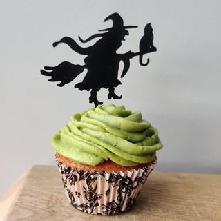 halloween witch cupcake topper cupcake topper witch cupcakes halloween muffins halloween food decoration halloween table muffin decoration witch halloween props halloween cupcakes  3d print model - Mito3D