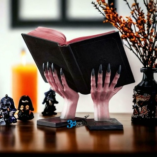 Halloween Hexe Hand verfolgt Haus 3d stl 3d print model - Mito3D