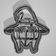 Halloween Cutter Combo Hexe Gift Dracula Skelett Katze Geist Tod tot 3d print model - Mito3D