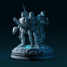 halo7 halo wars halo: the fall of reach flood first ghosts onyxstrike 3d print model - Mito3D