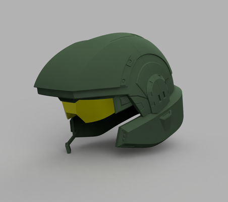 halo 3 marine helmet cosplay armor 405th masterchief toy spartan reach infinite mkiv mk4 wars 3d print model - Mito3D