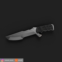 halo 5 knife game cosplay cosplaying prop sword dagger 3d print model - Mito3D