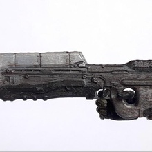 aureola asalto rifle figura accesorio Arkansas arma pistola unsc ma5d vídeo juego 3d print model - Mito3D
