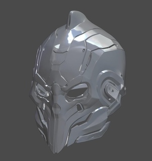 halo cosplay helmet - didact art forerunner 3d printing xbox 4 promethean 3d print model - Mito3D