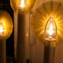 halo électrique avent candélabres de noël, les lumières l'arbre la maison ljusstake ljusgloria gloriole ornement noël décorations adventsljusstake 3d print model - Mito3D