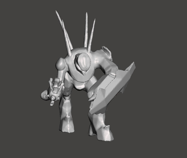 aureola cazador criaturas 3d print model - Mito3D