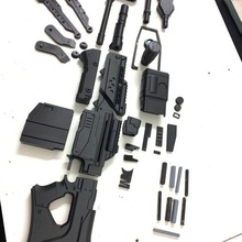 Heiligenschein unendlich inspiriert Scharfschütze Gewehr Spielzeug 3d Modell stl Gadget Cosplay Rüstung 405th Masterchief 3d print model - Mito3D