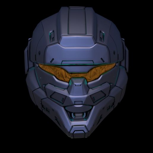 halo infinite soldier helmet tool cosplay prop master chief 3d printing 3D print model - Mito3D