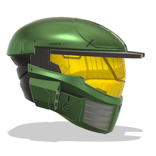 halo inspired mk iv helmet - 3d model stl art cosplay armor 405th masterchief toy 3d print model - Mito3D