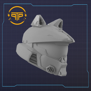 halo kitty ears infinite master chief two penny props helmet cosplay marine cat 3d print model - Mito3D