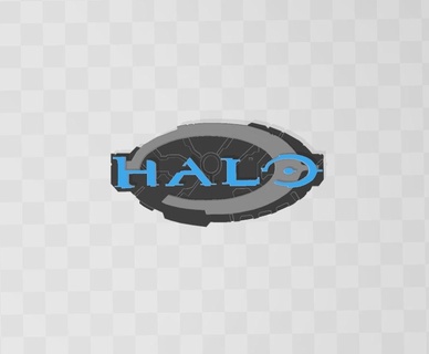 halo logo xbox 2 3 masterchief arbiter combat evolved gaming games gamer 3d print model - Mito3D