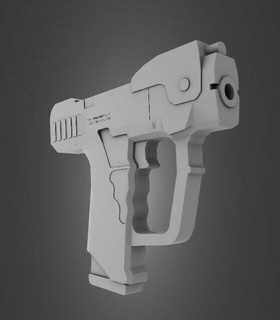 Heiligenschein mk50 Waffen Pistole Waffe unendlich erreichen 3d print model - Mito3D