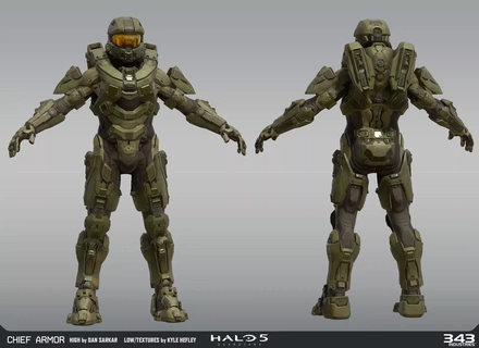 Halo mk5 costume Halo 3d print model - Mito3D