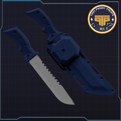 halo model 52 navy knife ce master chief two penny props helmet cosplay marine 3d print model - Mito3D