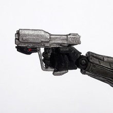 aureola alcanzar botella doble figura accesorio pistola arma unsc m6g vídeo juego 3d print model - Mito3D