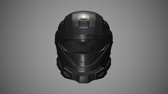 aréola recon capacete imprimível impressão stl arte brinquedo bola ataque cosplay 3d 3d print model - Mito3D