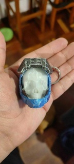 aureola espartano obsesionado casco llave anillos 3d print model - Mito3D