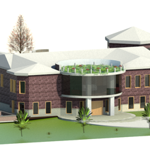 halotbuilding Sonhe arquitetura casa construção mansão 3d print model - Mito3D