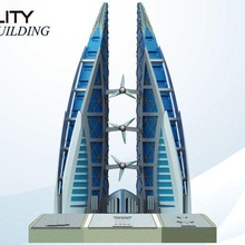 Halotbuilding Tribut Architektur Wettbewerb Gebäude Dekoration frei 3d print model - Mito3D