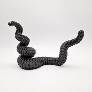haloween snake Art sculpture 3d print model - Mito3D