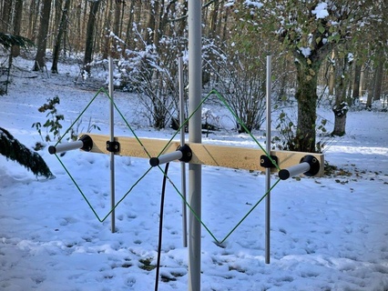 Schinken Antenne Biquad 70 cm 2 Werkzeuge 70cm erstellt freecad Radio DIY Macher 3d print model - Mito3D