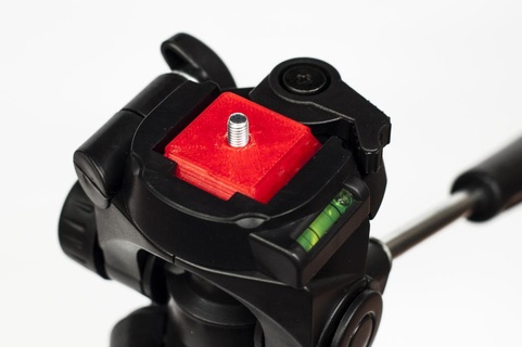 hama Stativ schnell Freisetzung Teller Kamera 3d print model - Mito3D