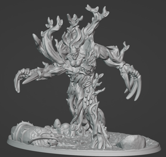 amadriade treevaneth Warmaster 10mm 3d print model - Mito3D