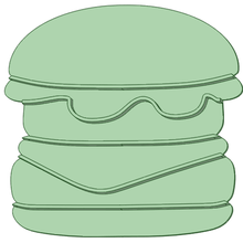 Hamburger biscotto taglierina 3d print model - Mito3D