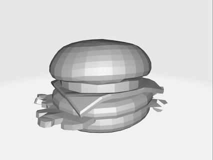 Hamburger düşük poli oyun Mario Kardeşler Süper kardeşler Luigi benzin pompası yoshi kart değiştirmek ganimet şeftali karakurbağası Waluigi Wario eşek kong nintendo 3d print model - Mito3D