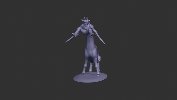 hamlet supportless one piece beasts pirates 3d print model - Mito3D